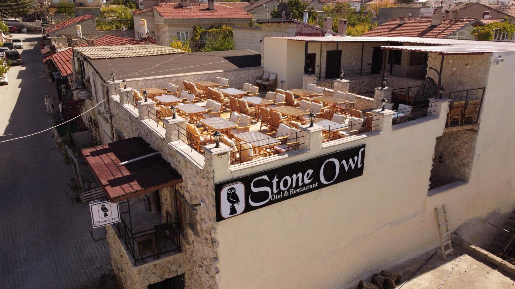 Stone Owl Otel & Restaurant Üchisar Bagian luar foto