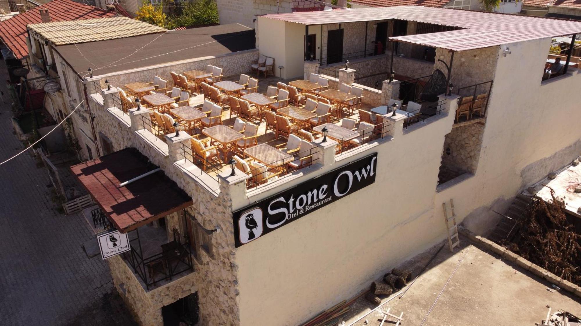 Stone Owl Otel & Restaurant Üchisar Bagian luar foto