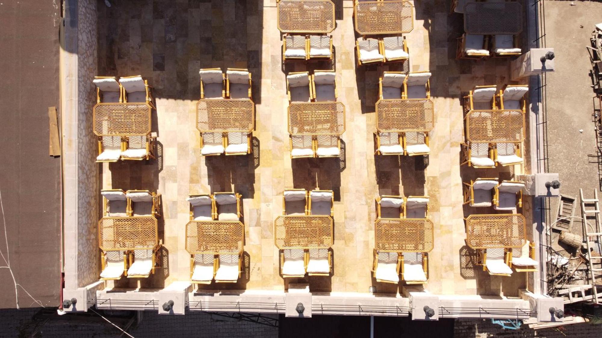 Stone Owl Otel & Restaurant Üchisar Bagian luar foto