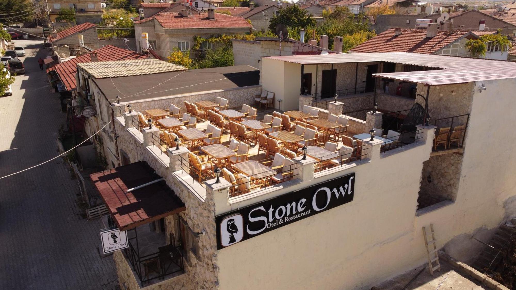Stone Owl Otel & Restaurant Üchisar Bagian luar foto
